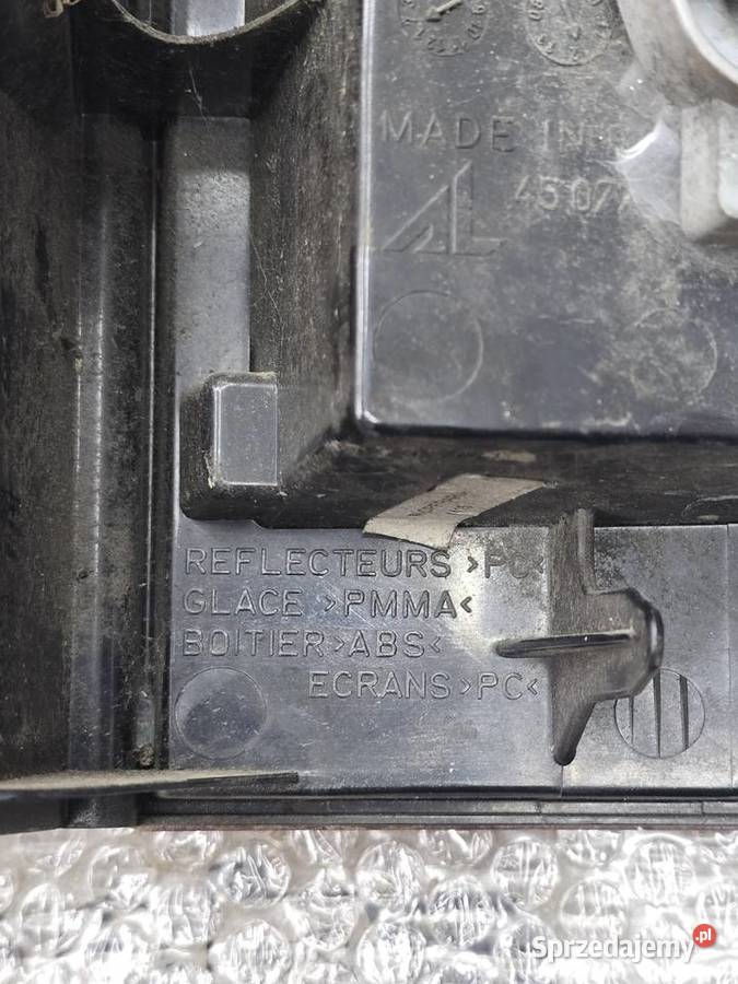 Lampa Lewa Tył 9819235880 Citroen Berlingo II małopolskie Kraków