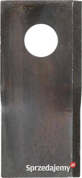 Nożyk kosiarki rotacyjnej lewy 106x49x4 mm otwór Kamionna