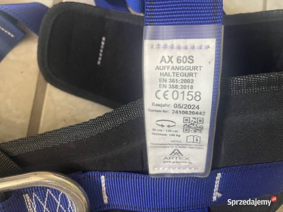 Szelki bezpieczeństwa nowe Artex Wykonanie ociepleń i izolacji świętokrzyskie