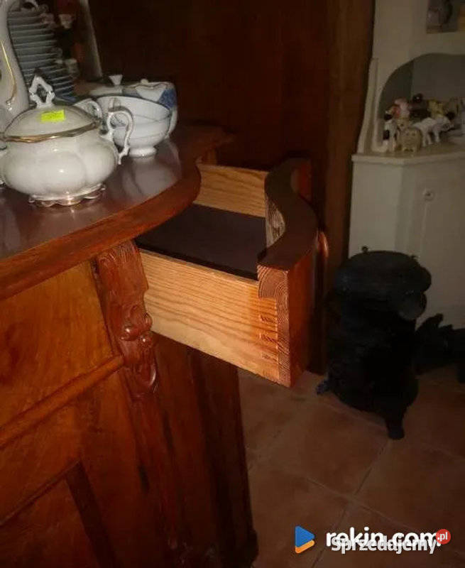 Przepiękna komoda Z nadstawką lustro zakończoną Gdańsk