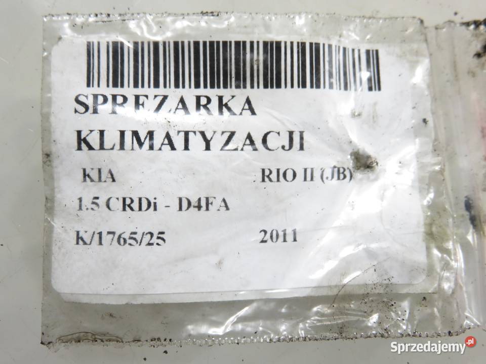 KOMPRESOR KLIMATYZACJI KIA RIO II 15 CRDi małopolskie