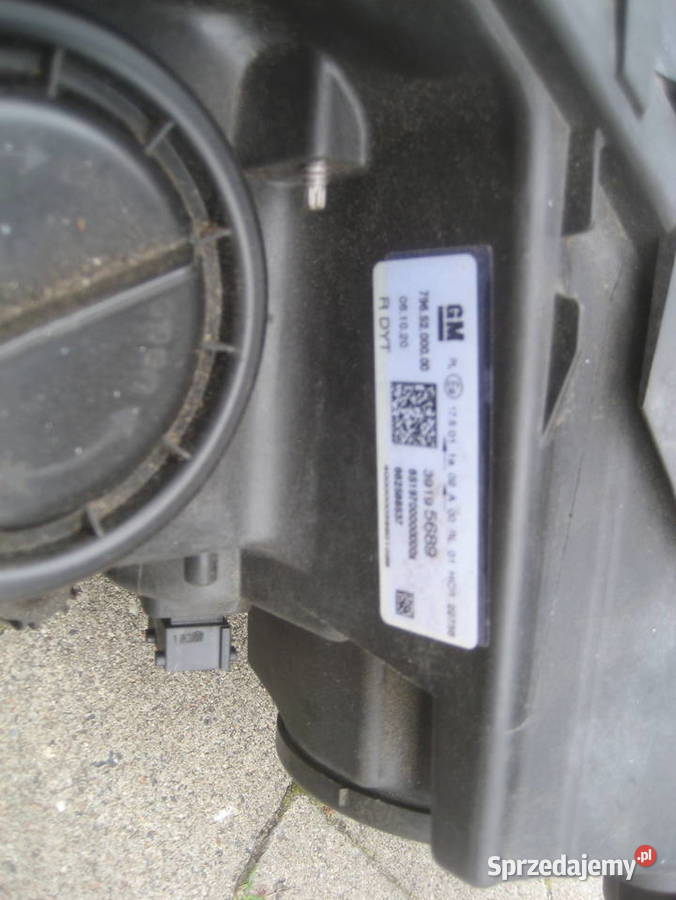opel astra k V lift 1921r lampa przód prawa led osobowe Rakoniewice
