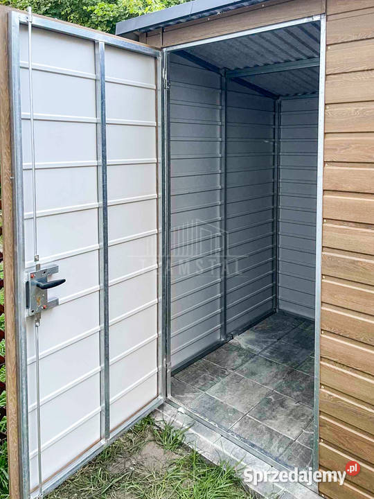 Schowek domek ogrodowy 2x2m wiata 08m drzwi Iława