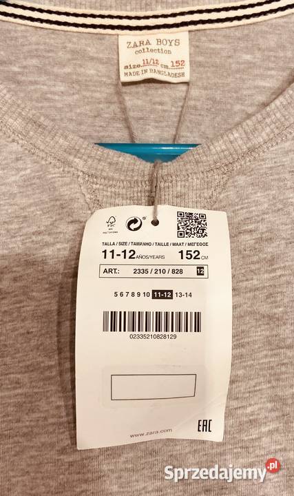 Dwie chłopięce koszulki z długim rękawem ZARA Bluzki, koszulki i kaftaniki Odzież Żyrardów