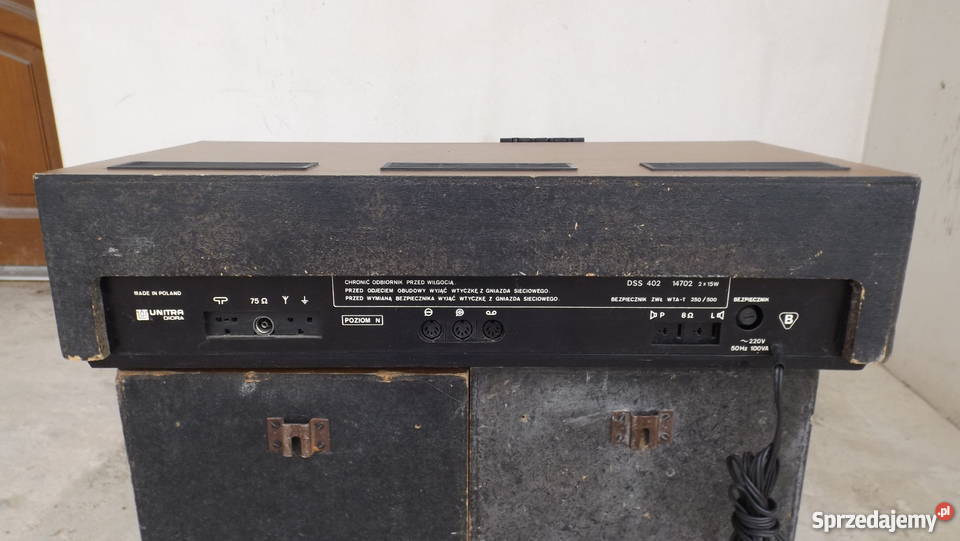 Radio Unitra ZODIAK z kolumnami Sprawne Grodziczno