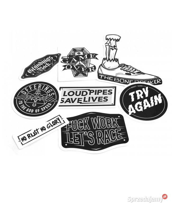 Zestaw naklejek Cafe Racer Bobber Trucker Custom podkarpackie sprzedam