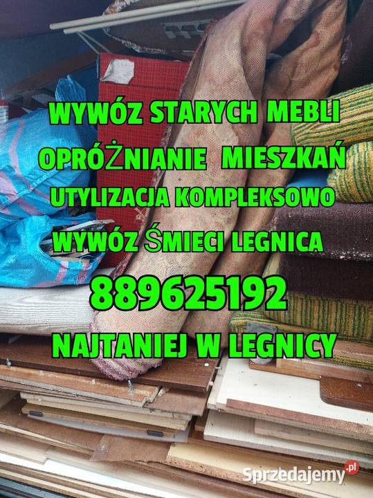 Wywóz Starych Mebli Opróżnianie Mieszkań Domów Legnica