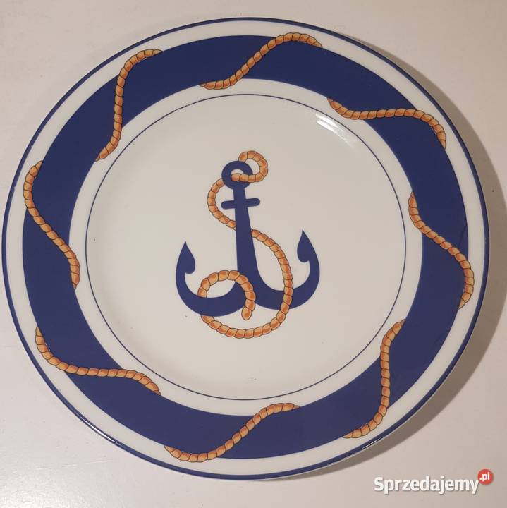 Patera talerz z kotwicą Karolina PRL Orneta