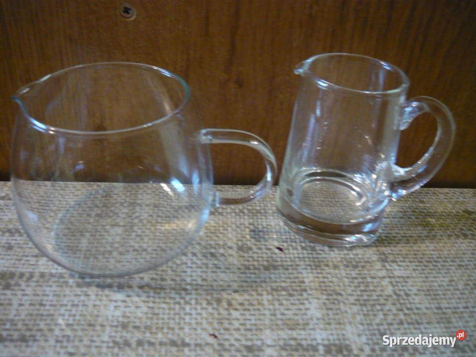 Szkło z uszkami Porcelana i szkło Antyki, Sztuka, Kolekcje Myszków