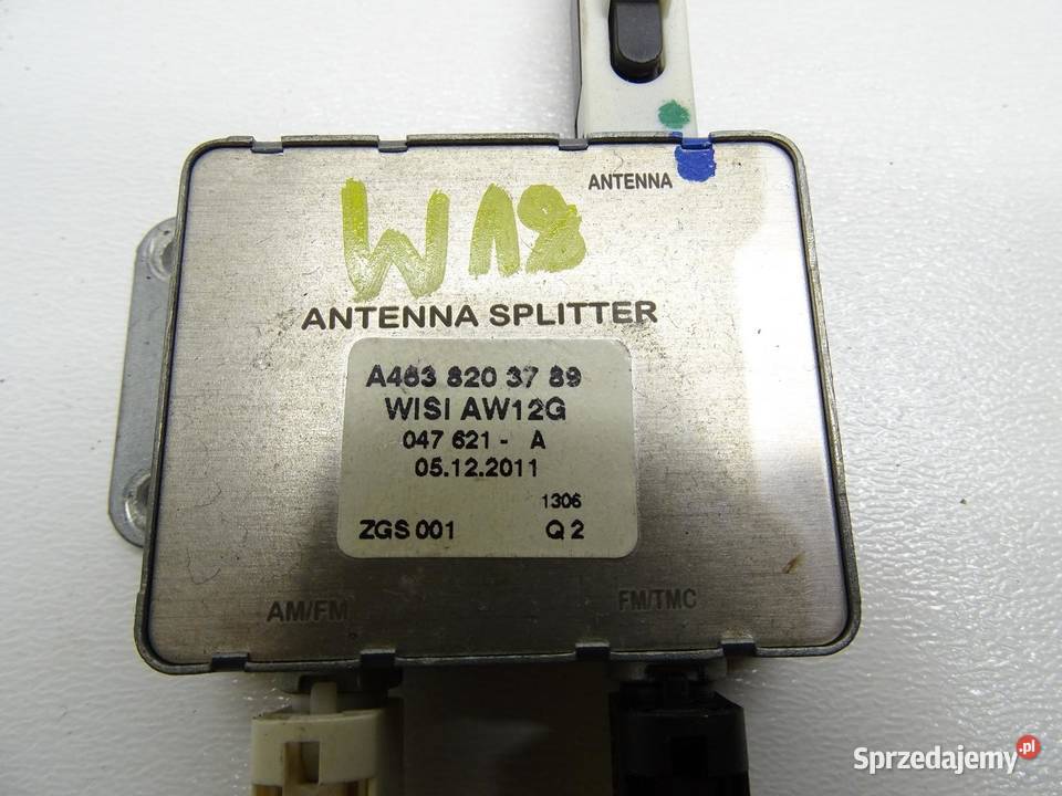 WZMACNIACZ ANTENY A4638203789 MERCEDES A B KLASA