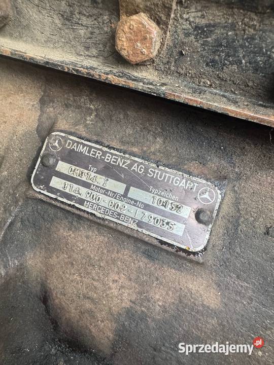 Silnik Mercedes OM3141 4 cylindry Kombajn Zahajki