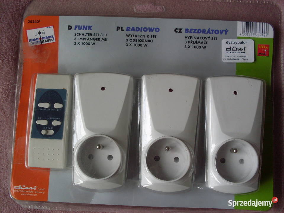 Przełączniki radiowe bezprzewodowe