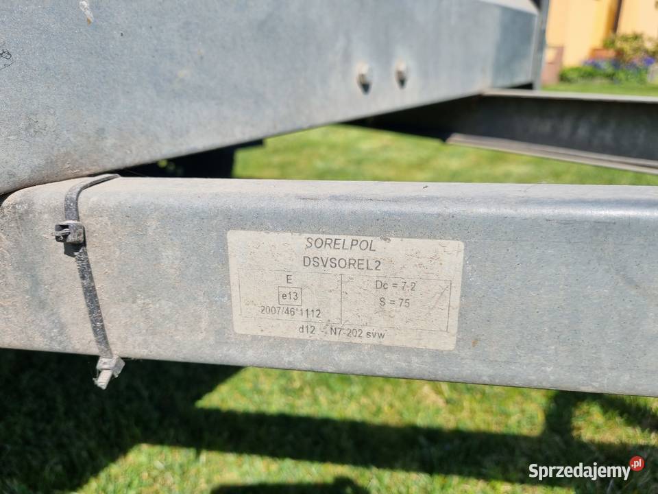 Przyczepa Neptun remorque 1 b75 wielkopolskie Rokietnica sprzedam