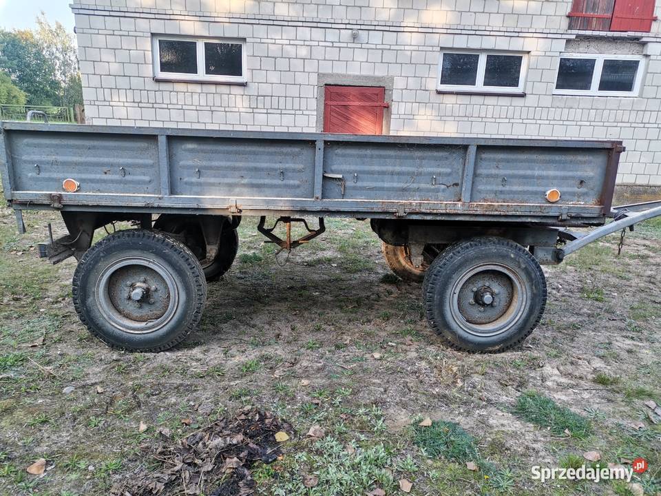 Przyczepa 4 tonowa sztywna Przyczepy rolnicze Ulaski sprzedam