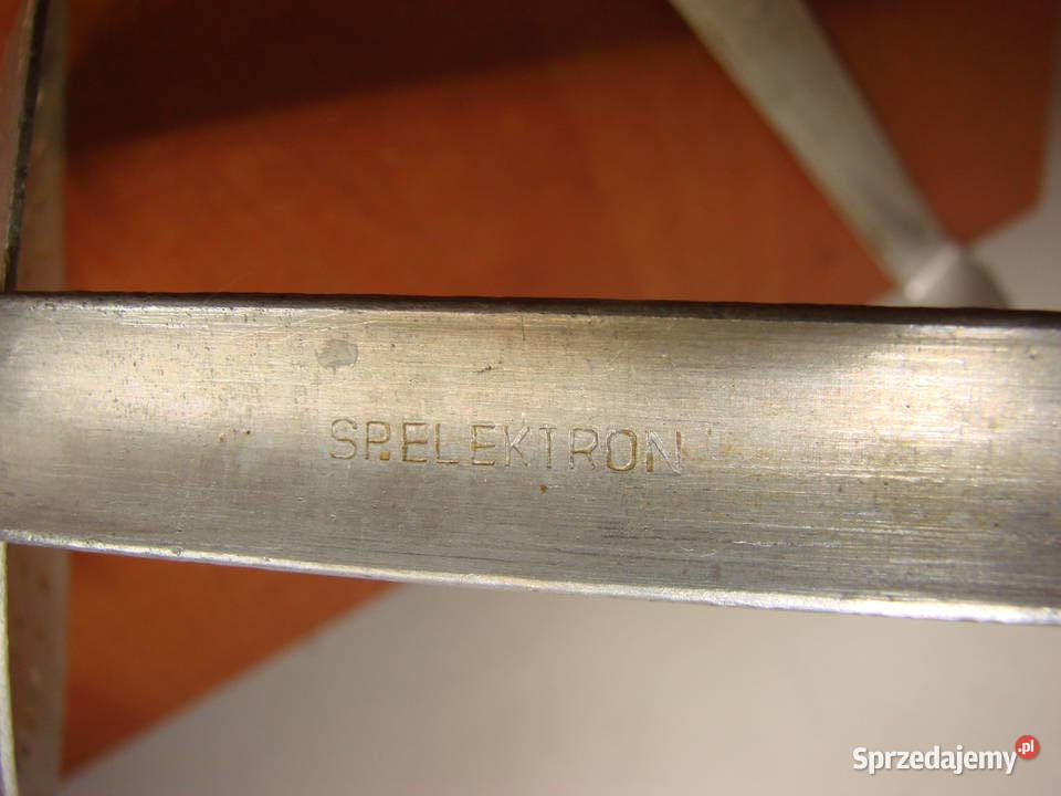 aluminiowa chochlałyżka cedzakowa PRL Pruszcz Gdański