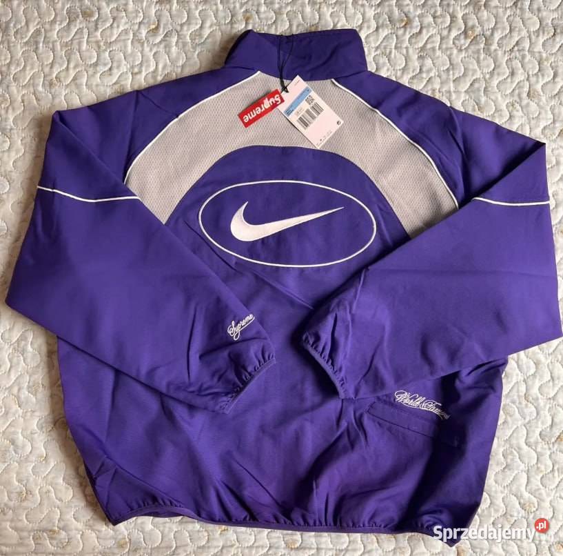 Supreme x Nike Track Jacket purple Onufrynów - Sprzedajemy.pl