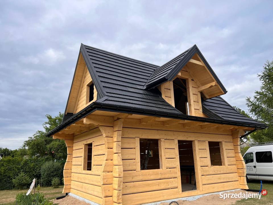 Dom z Bali Rekreacyjny Góralski Mszenie Montaż 68m2 Sprzedaż Zakliczyn