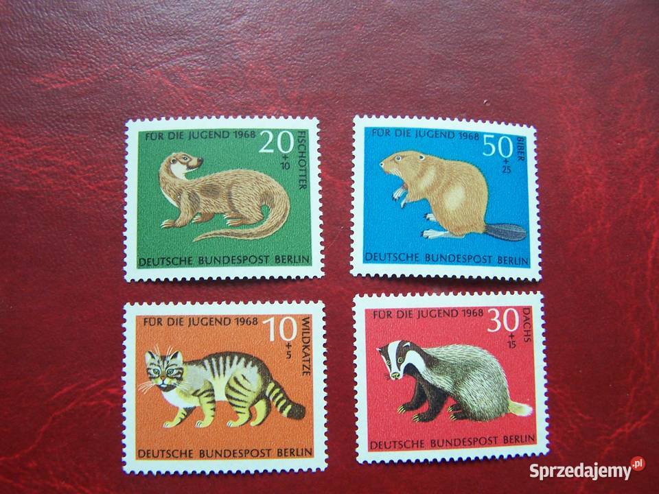 Niemcy Berlin Zachodni 1968 MNH Mi 31619 Fauna śląskie Tychy sprzedam