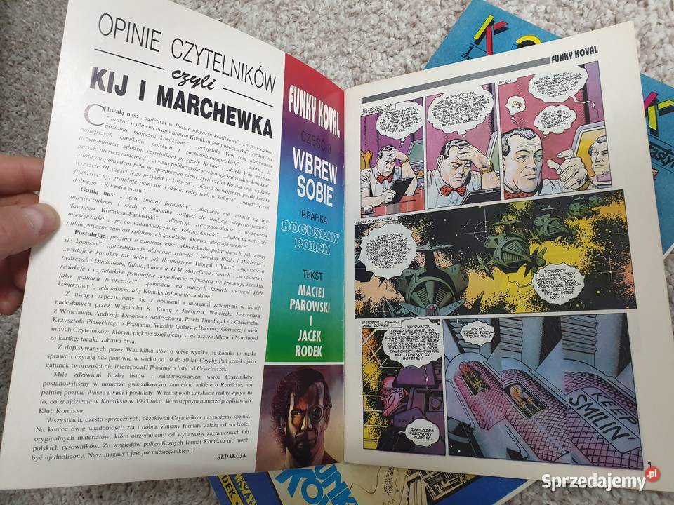 Funky Koval cz1 2 i 3 Komiks Fantastyka komplet Gdynia