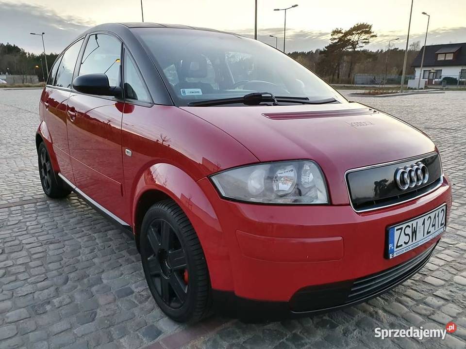 audi a2 14TDI 75 czerwona limited edition nieuszkodzony zachodniopomorskie Szczecin sprzedam