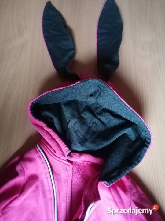 Bluza dresowa z kapturem uszy królikarozmiar 92 Rozmiar 92 Łódź