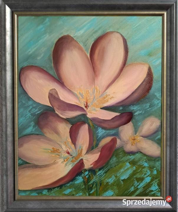 Obraz olejny Egzotyczny kwiat Lublin