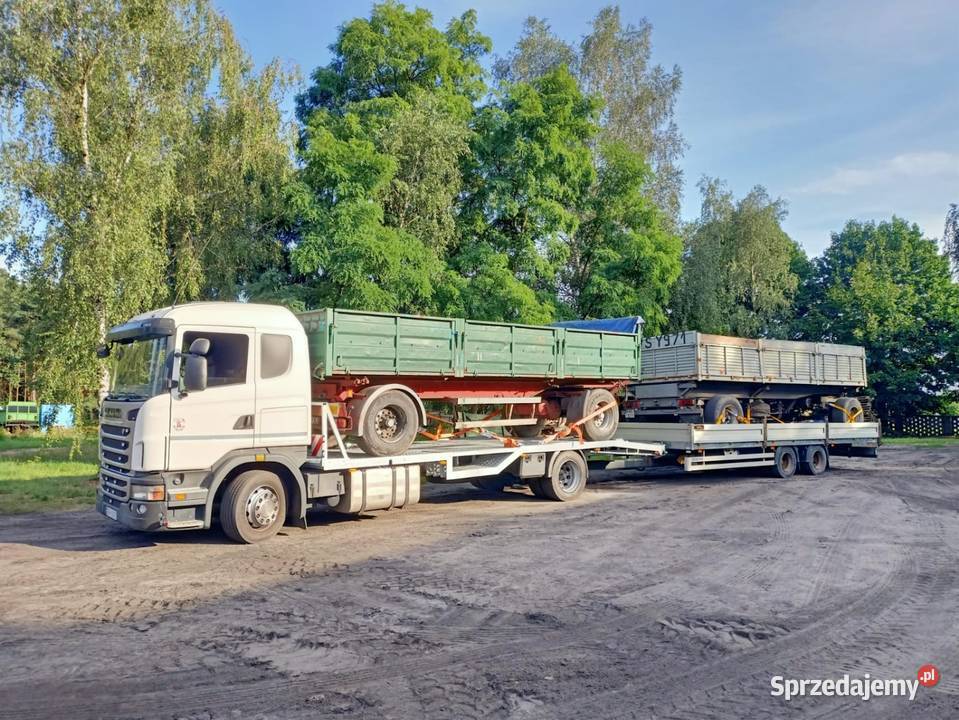 Pomoc drogowa Autolaweta Laweta Transport Maszyn Łódź