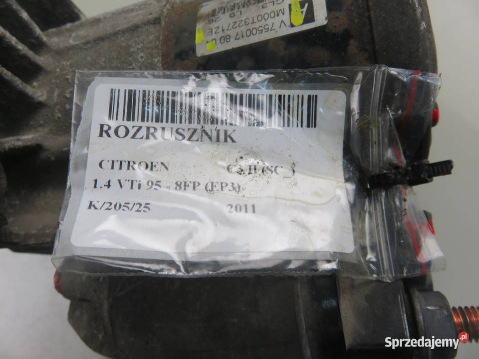 ROZRUSZNIK CITROEN C3 II SC 14 VTi M000T32271ZE małopolskie