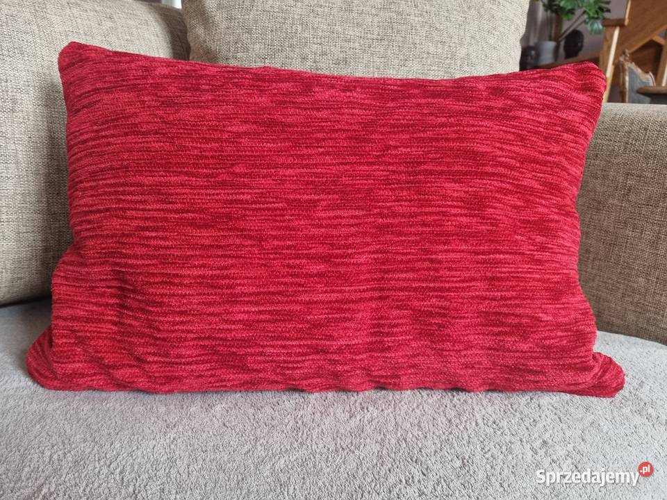 Czerwona poduszka dekoracyjna 34x50 Nowa mazowieckie Warszawa