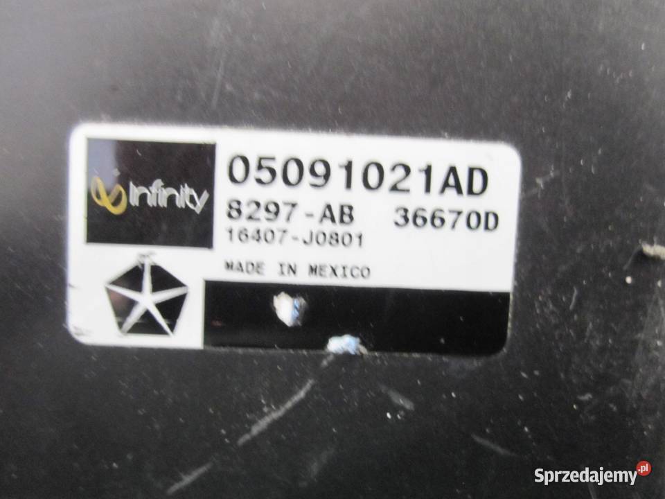 DODGE NITRO 08r głośnik niskotonowy 05091021AD osobowe świętokrzyskie