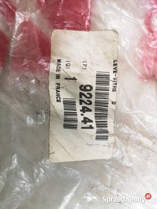 PODNOŚNIK SZYBY PRAWY TYŁ CITROEN ZX 9198 ORI sprzedam