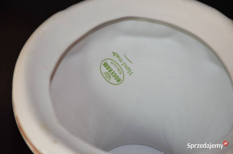 Porcelana Roceram Wazon waza Camelia do kolekcji wielkopolskie Środa Wielkopolska