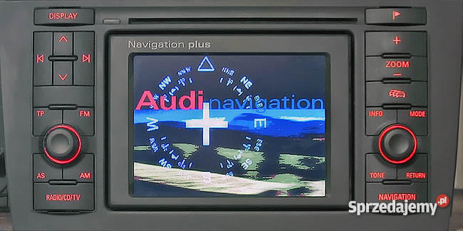Nawigacja Audi navigation A6 TMC Polskie menu Warszawa