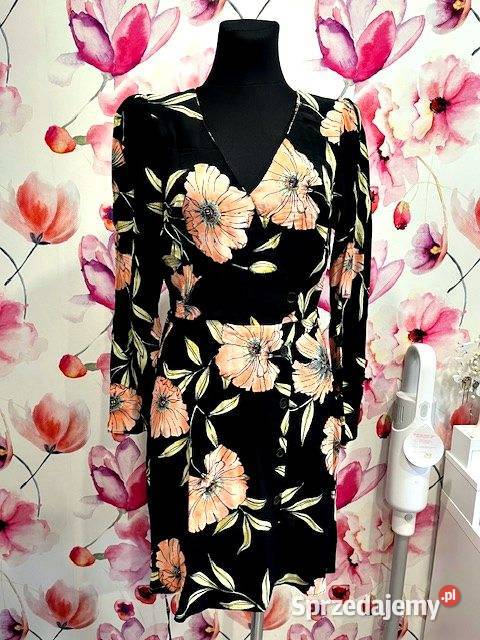 river island sukienka kwiaty floral nowa viscoza Choszczno sprzedam
