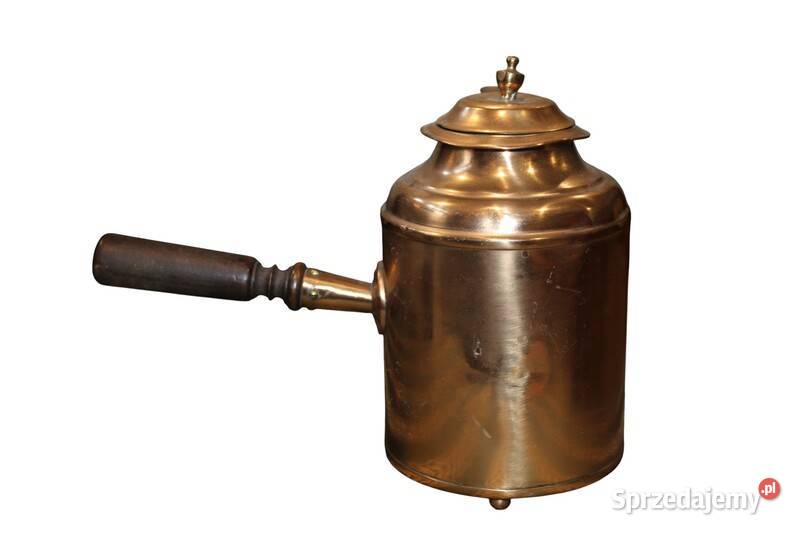 Mosiężny dzbanek z rączką 86 Szczecin