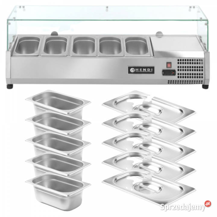 Nadstawka Chłodnicza 120 z 5 Pojemnikami GN 14 i Kraków