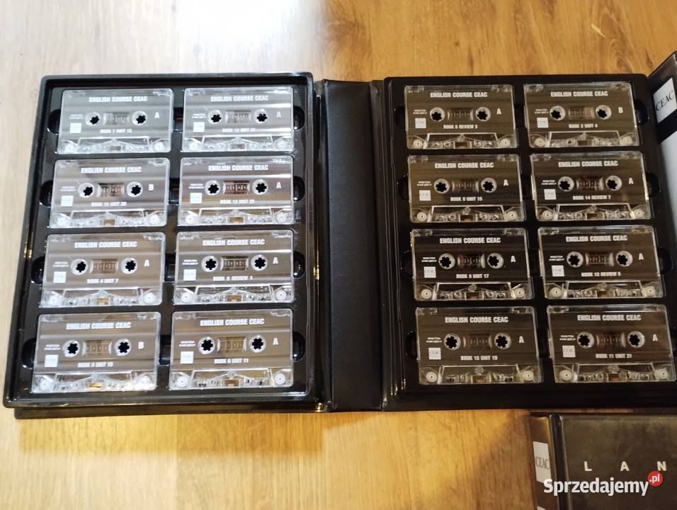 Nauka języka angielskiego na kasetach Poznań sprzedam