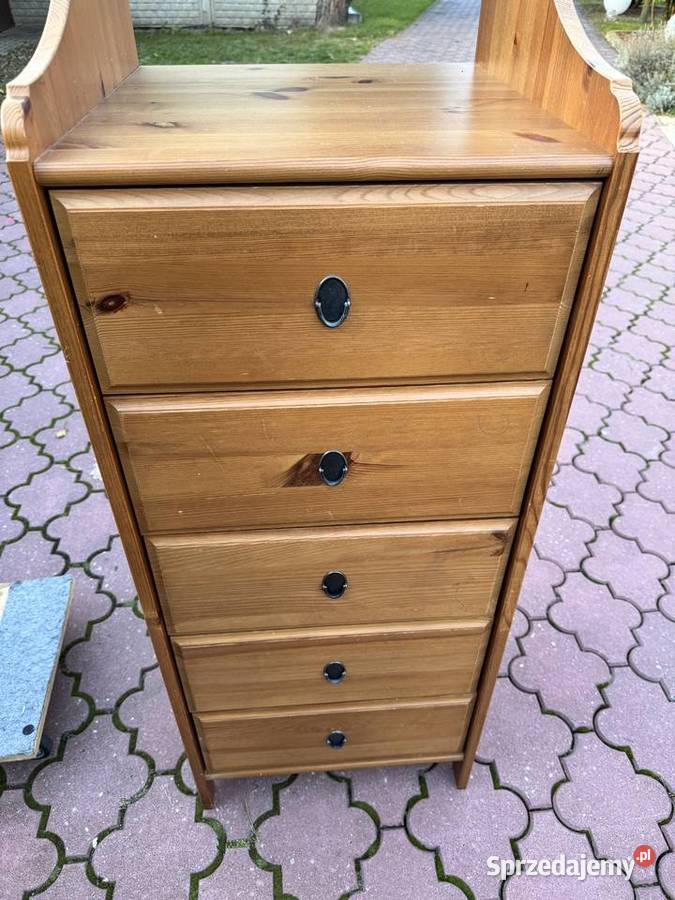 Szafka słupek Leksvik szuflady komoda Ikea regał Komody Komody Garwolin