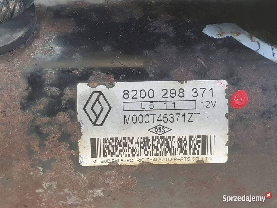 Renault Clio III 14 16V ROZRUSZNIK 8200298371 Układ elektryczny silnika Janów
