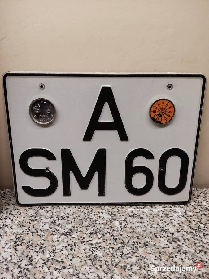 Tablica rejestracyjna Niemcy bez eurobandu Głuchołazy