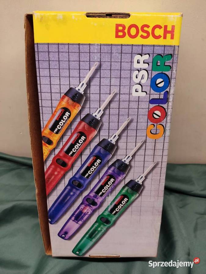 Wkrętarka akumulatorowa Bosch PSR Color Głuchołazy