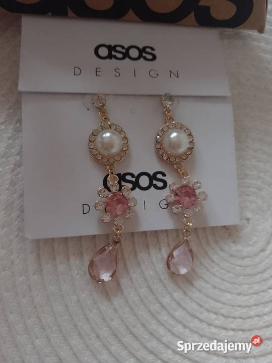 ASOS Długie Bogato zdobione kolczyki z Londynu Kraków sprzedam
