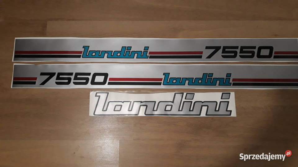 Naklejki na traktor Landini 7550 7880 8880 6550 Wola Wiewiecka