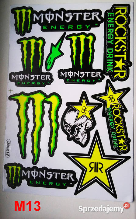 Naklejki Monster Energy Rockstar Red Bull Zgorzelec