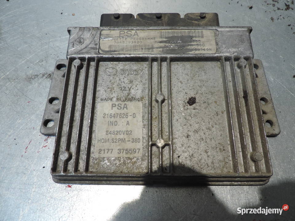 KOMPUTER STEROWNIK SILNIKA PEUGEOT CITROEN C3 14 Nowy Sącz