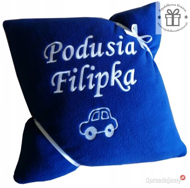 Poduszka z imieniem dziecka HAFT prezent Toruń