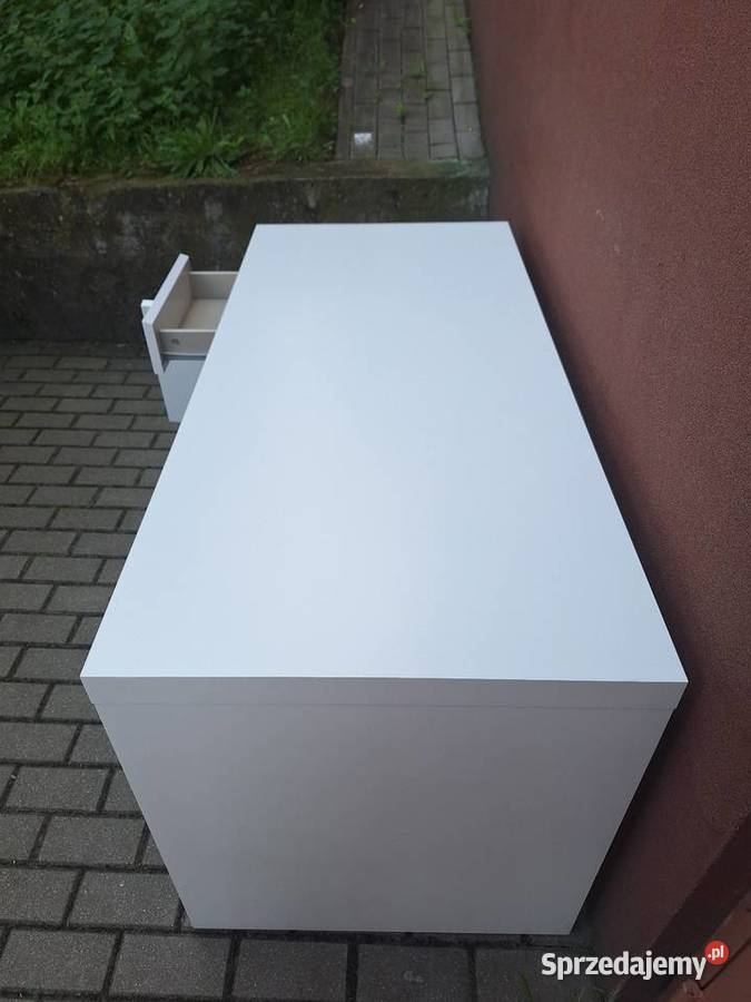 biurko białe ikea malm Poznań