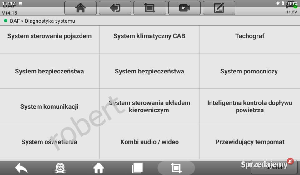 Tester HD pojazdy ciężarowe rolnicze budowlane Interfejsy diagnostyczne Siedlce