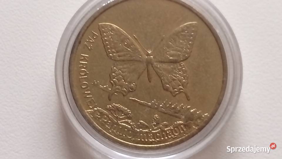 Moneta 2 2001 r Paz królowejSeria Zwierzęta Mosina