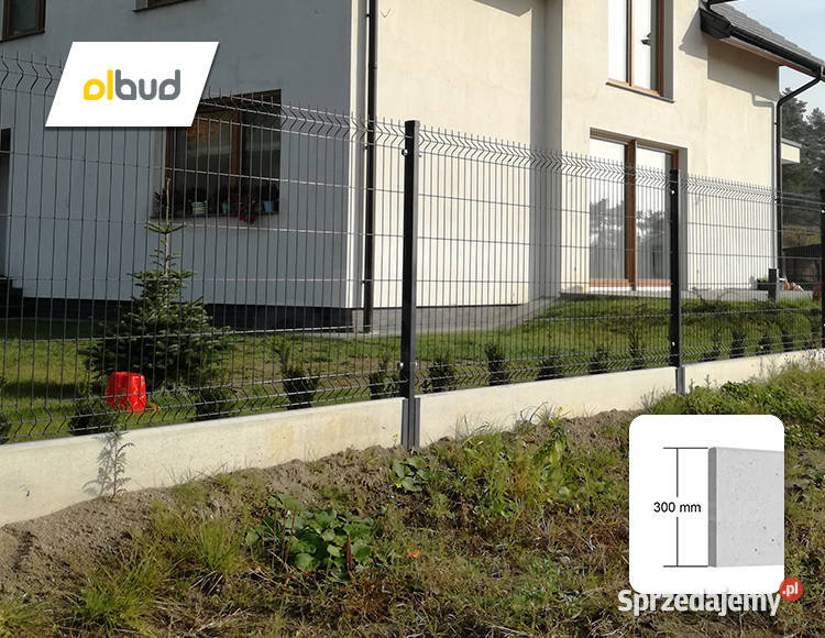 Podmurówka płyta pod ogrodzenie beton gładki 30 Gdańsk